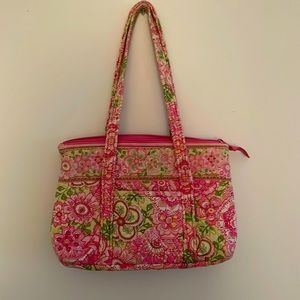 Vera Bradley Petal Pink -Retired. Measures 11” x 8” x 3”